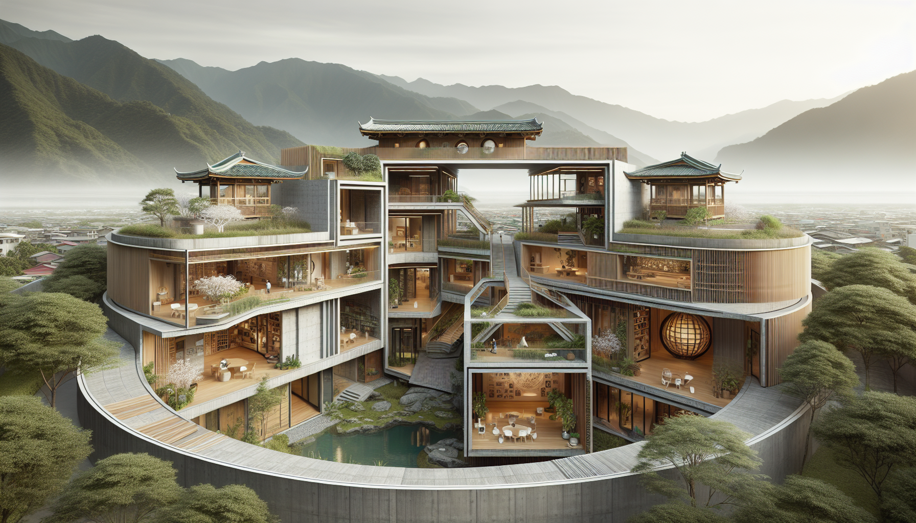 전통과 현대의 조화, 공간을 재해석하다 – 대만 더블 루프 하우스 탐방기